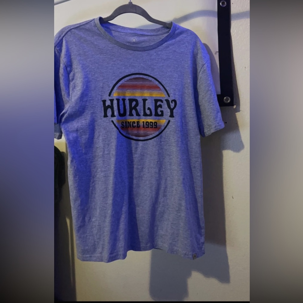 Hurley light gray shirt size M